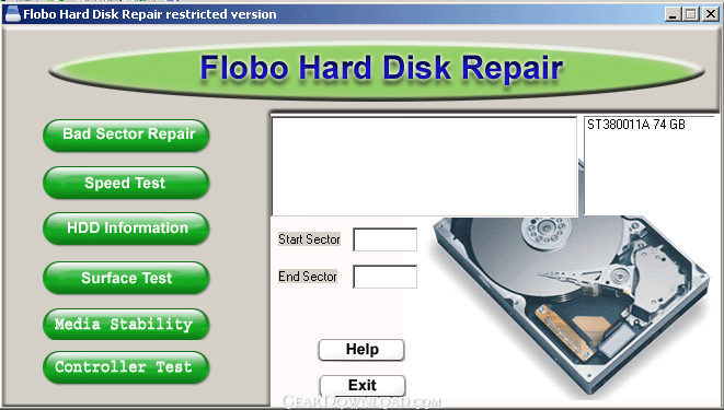 flobo hard disk repair